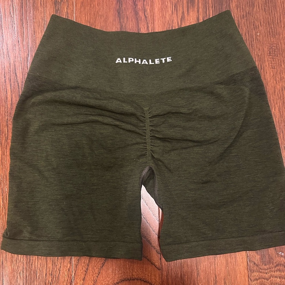 Alphalete Green Amplify Shorts